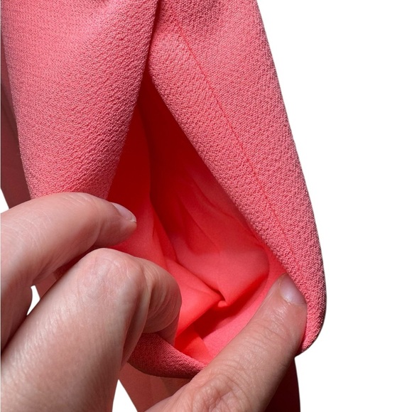 LK Bennett Pink Jolie Boxy Shift Dress w/Pockets Sz 10 EUC - Picture 3 of 9